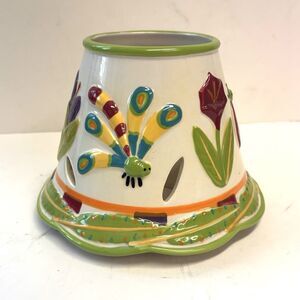 YANKEE CANDLE Ceramic Topper Floral Garden Flies